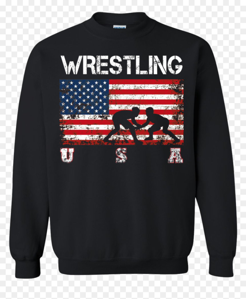 Grandma Wrestling Sweatshirts, HD Png Download - american flag pin png