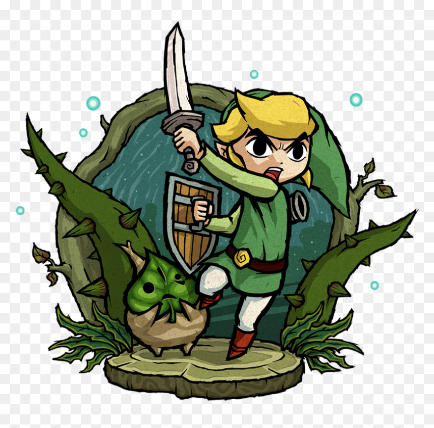Wind Waker Zelda, HD Png Download - wind waker link png