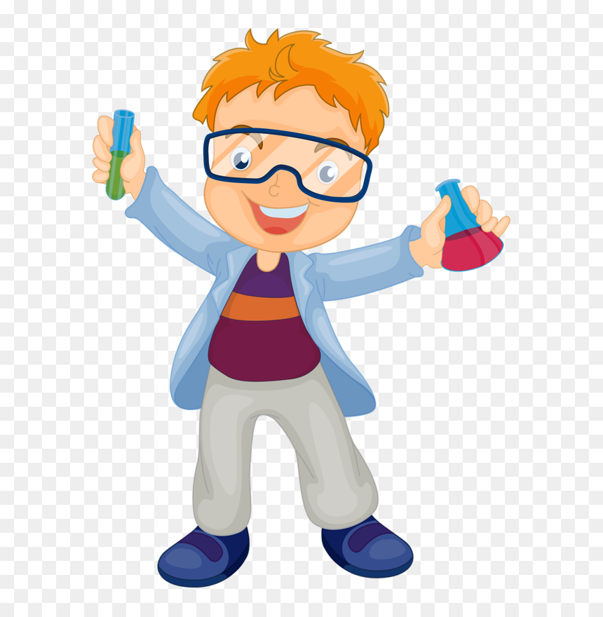 Young Scientist Clip Art, HD Png Download - scientist clipart png