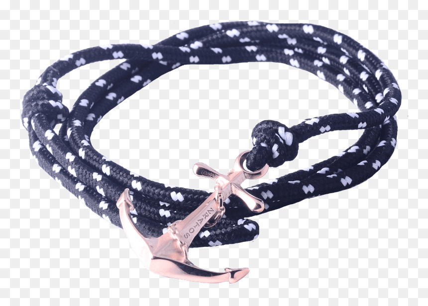 Bracelet, HD Png Download - gold anchor png