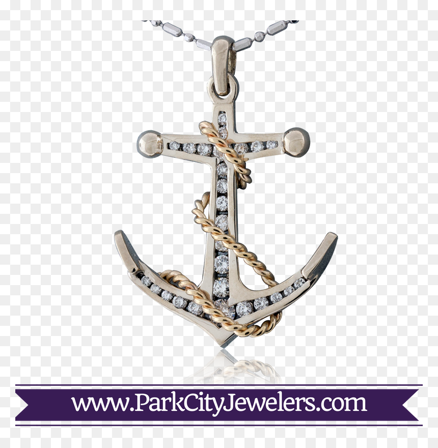 Elk Ivory Jewelry, HD Png Download - gold anchor png