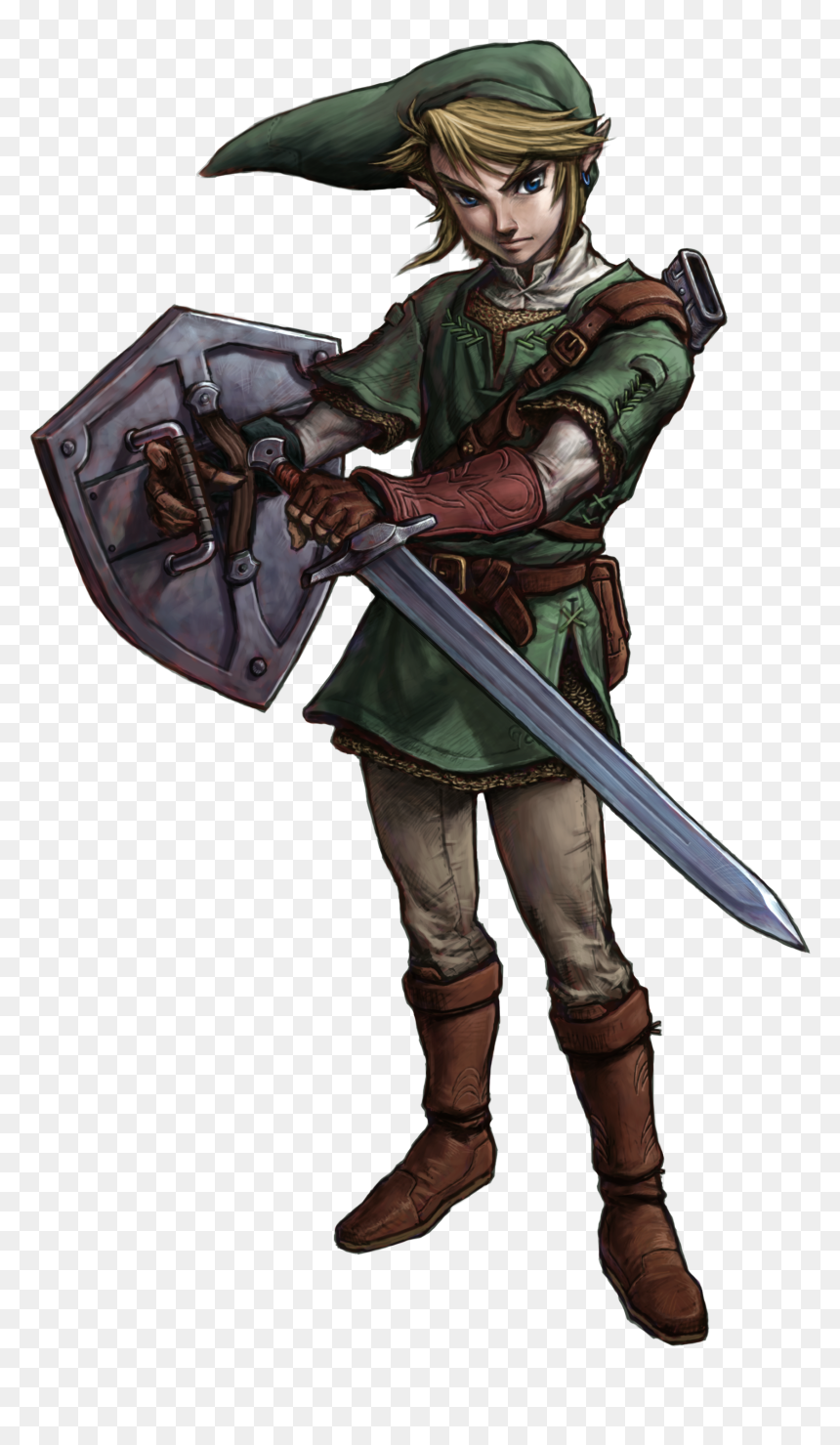 Link Zelda Twilight Princess, HD Png Download - wind waker link png