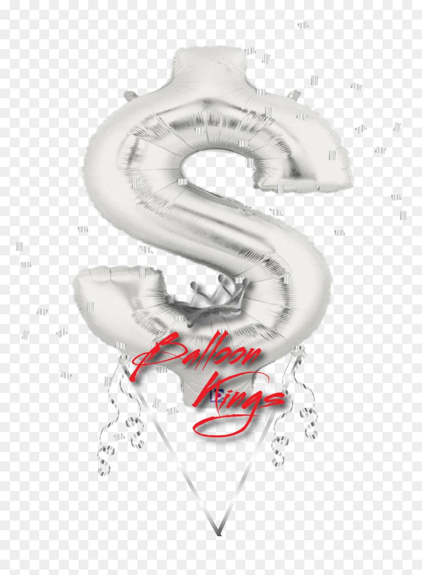 Number, HD Png Download - silver balloon png