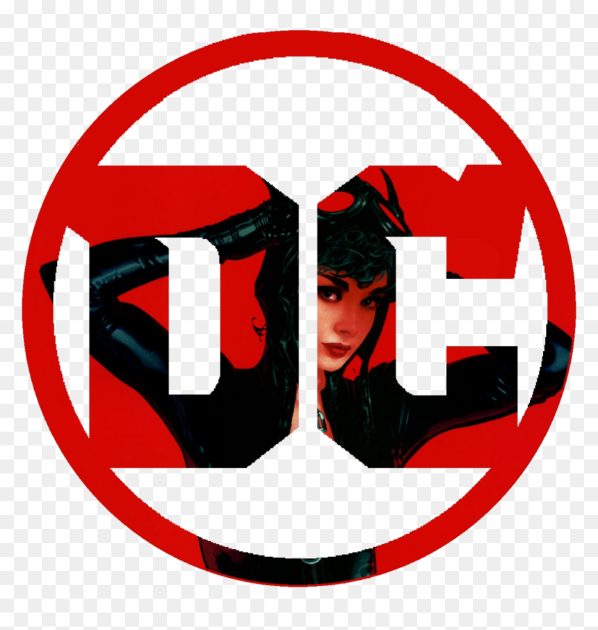 Dc Comics Logo Png, Transparent Png - catwoman logo png