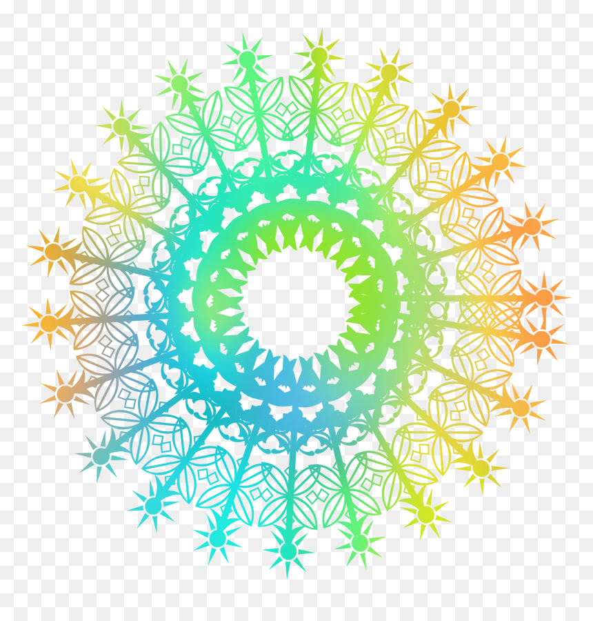 Circle, HD Png Download - green gradient png