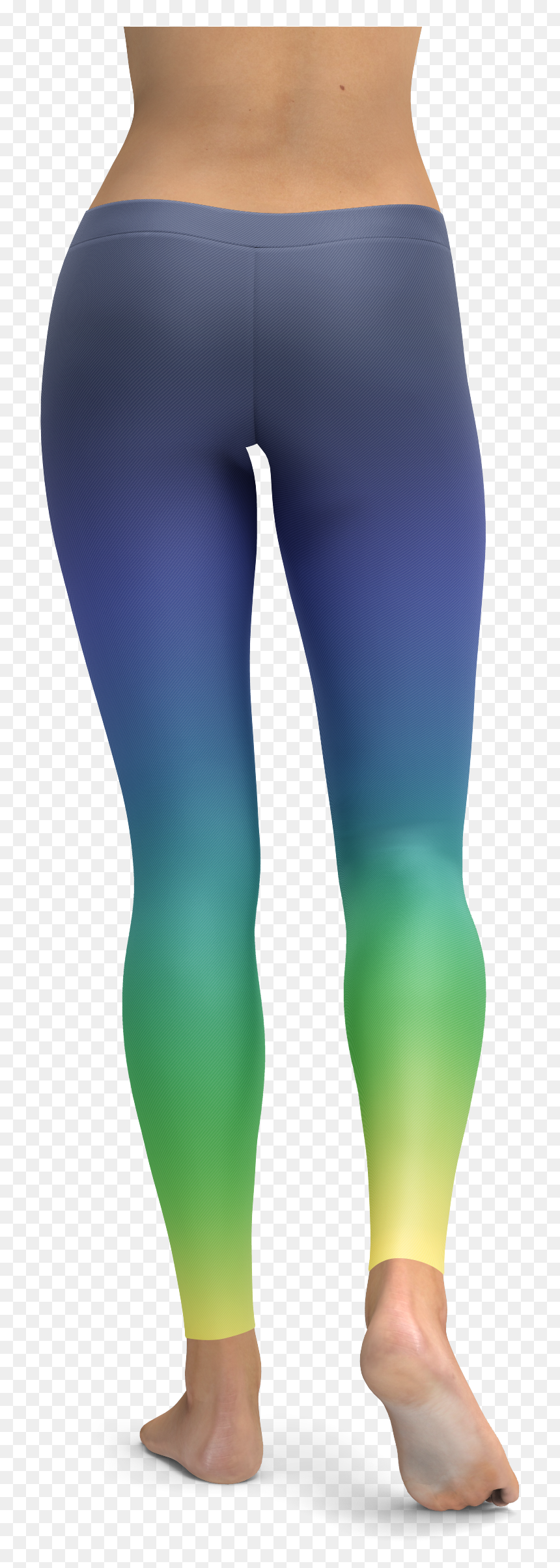Rainbow Leggings, HD Png Download - green gradient png