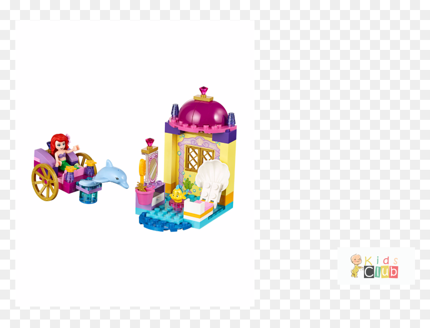 Lego Ariel's Dolphin Carriage, HD Png Download - disney princess crown png