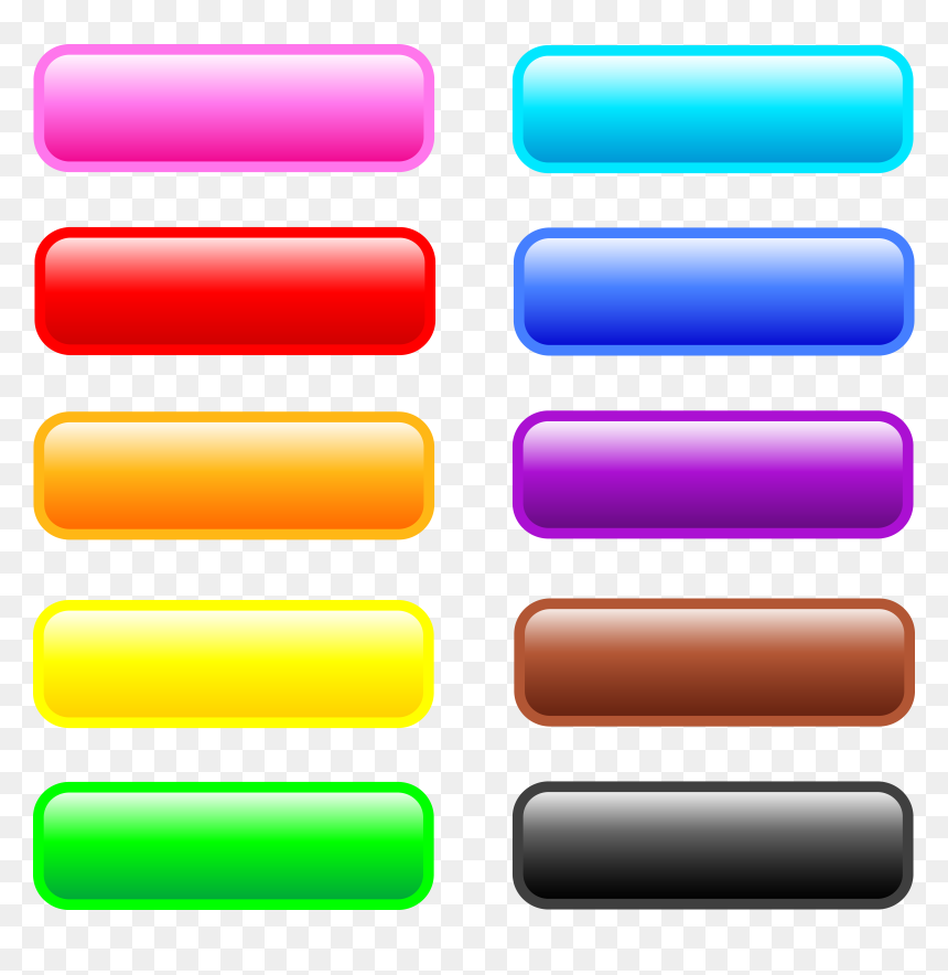 Button Website, HD Png Download - green gradient png