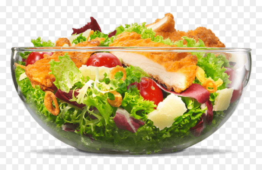 Ensalada Cesar Burger King, HD Png Download - salad bowl png