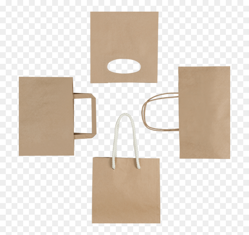 Tote Bag, HD Png Download - brown paper bag png