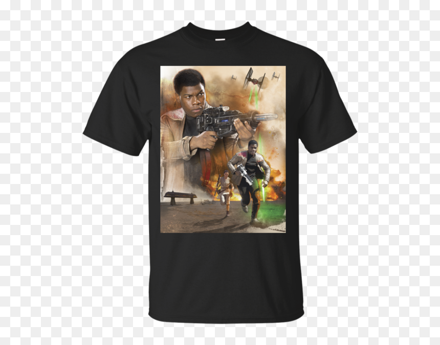 Fendi T Shirt, HD Png Download - finn star wars png