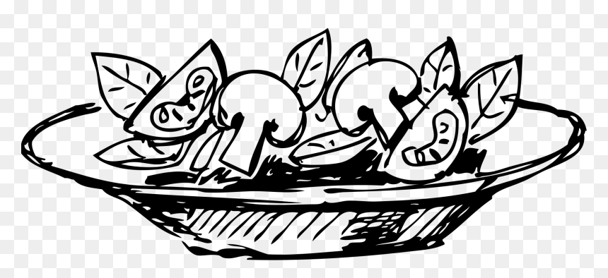Salad Sketch Png, Transparent Png - salad bowl png