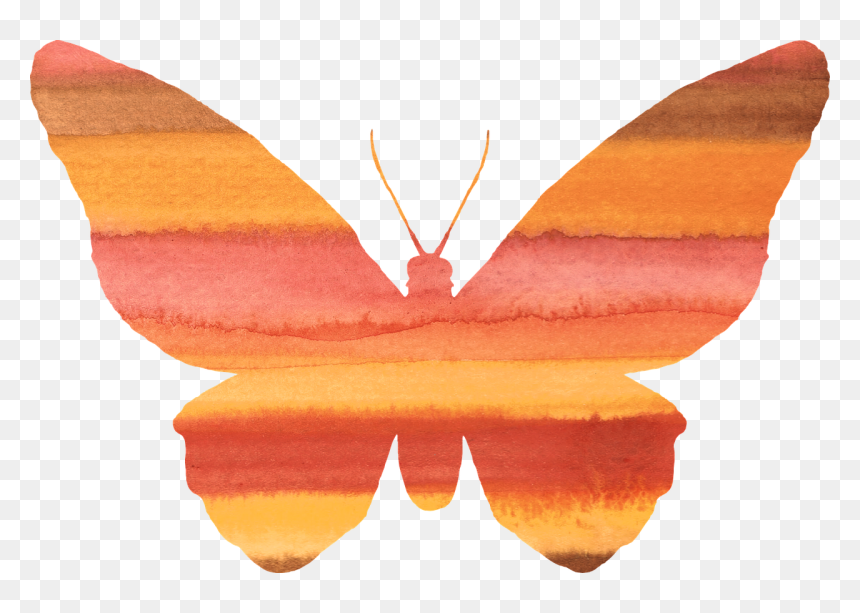 Imagenes Prediseñadas Png, Transparent Png - watercolor butterfly png