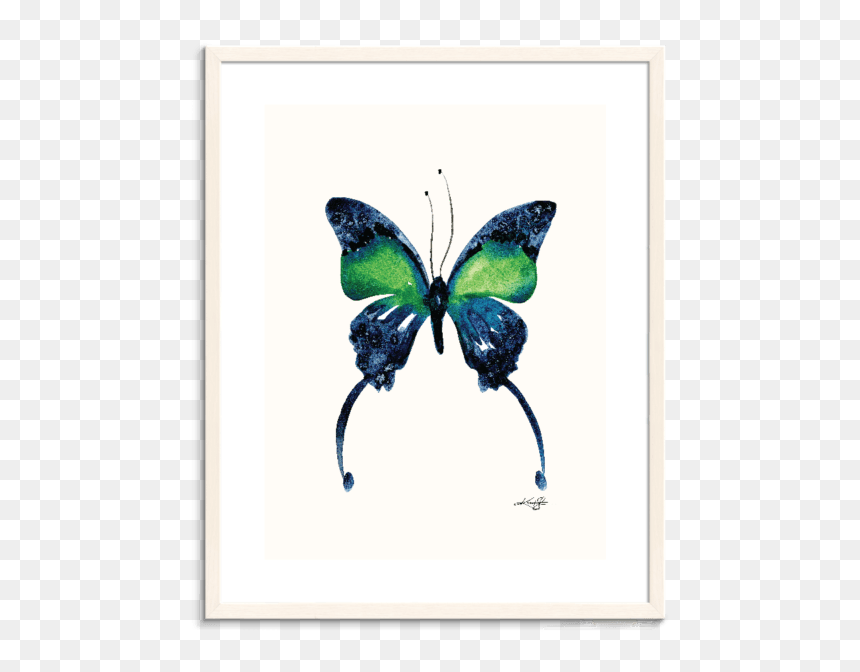 Swallowtail Butterfly, HD Png Download - watercolor butterfly png
