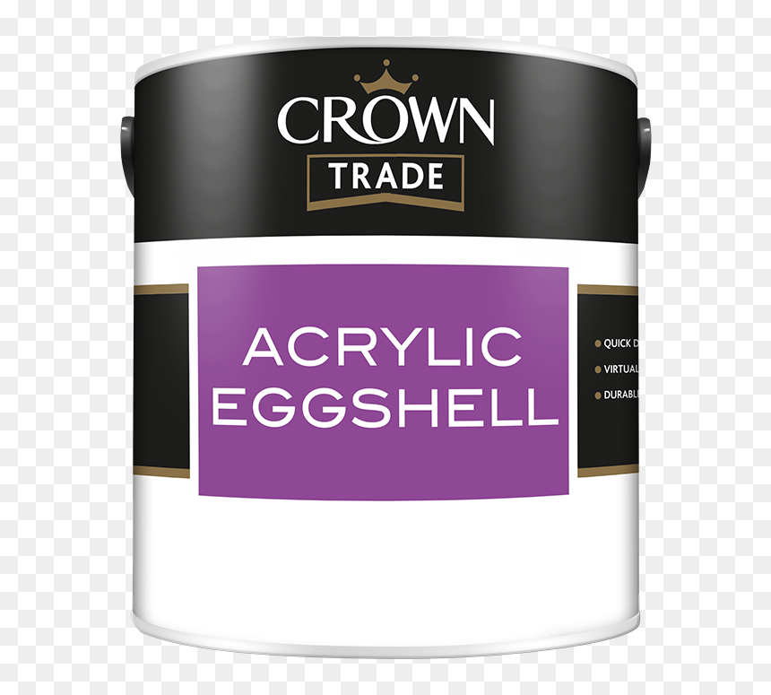 Crown Trade Acrylic Eggshell, HD Png Download - acrylic paint png