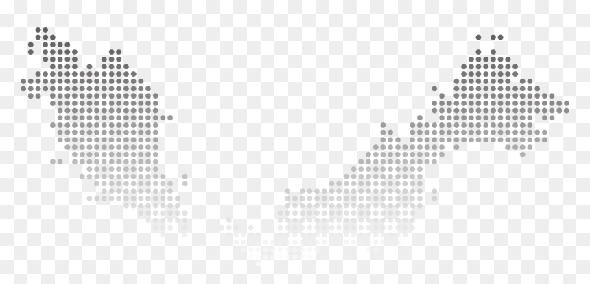 Us Map Dots Vector, HD Png Download - buble png