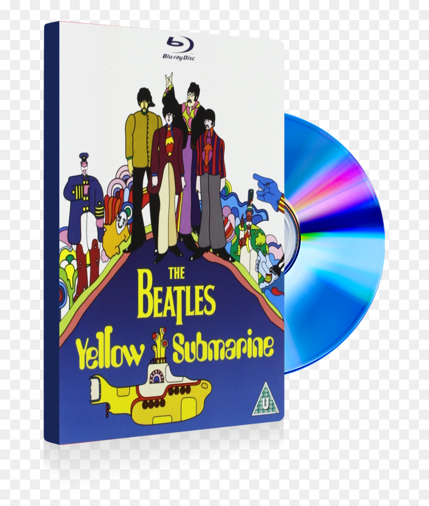 Beatles Yellow Submarine Dvd, HD Png Download - yellow submarine png