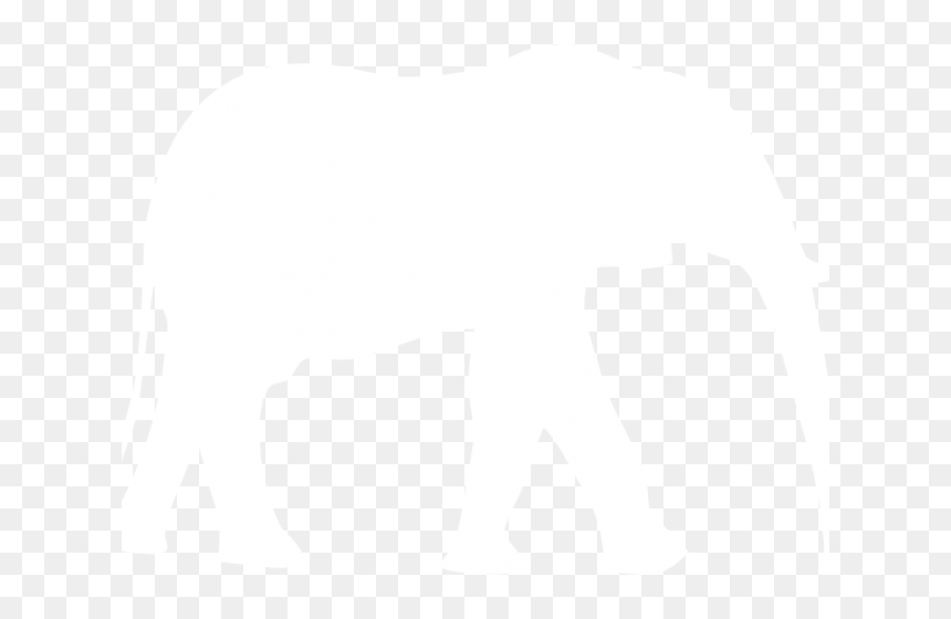 Plantillas Para Estarcido De Animales, HD Png Download - white elephant png