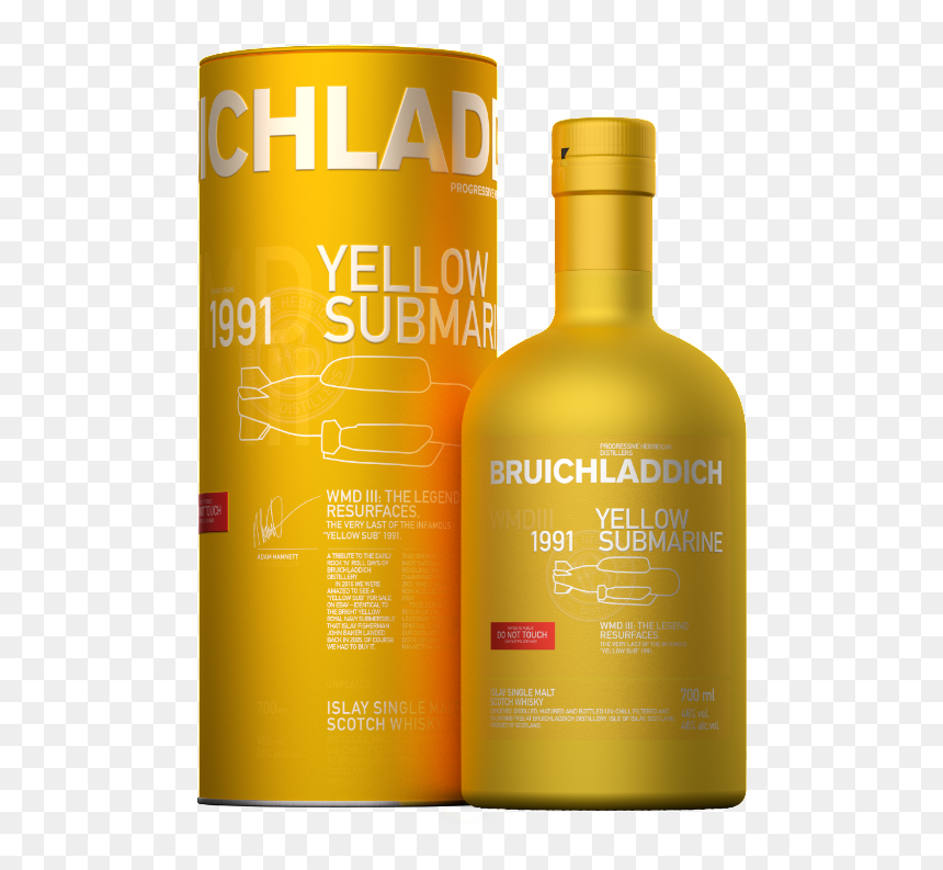 Bruichladdich Yellow Submarine, HD Png Download - yellow submarine png
