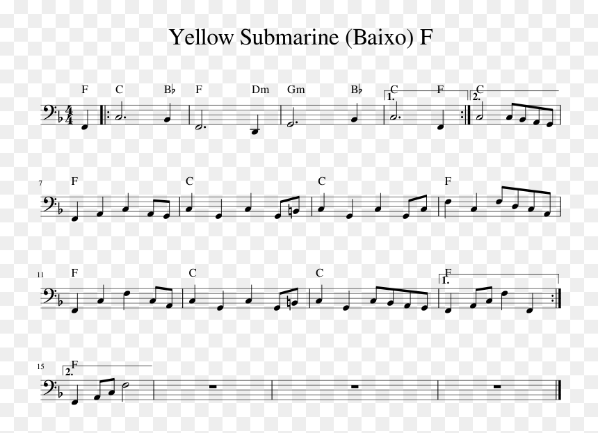 Lidové Písně Ukulele Akordy, HD Png Download - yellow submarine png