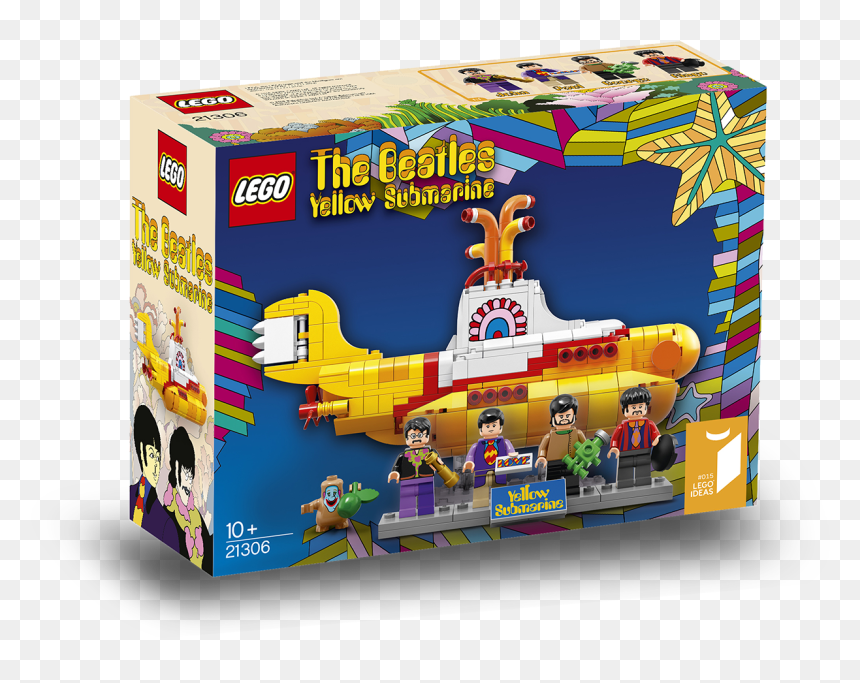 Minifigure Lego Rock Band, HD Png Download - yellow submarine png