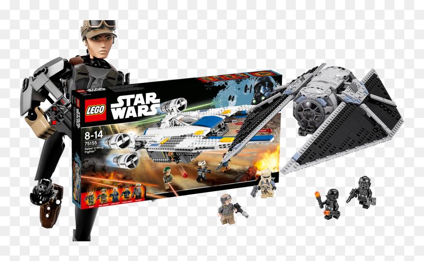 Star Wars Lego Rebel U Wing Fighter, HD Png Download - rogue one png