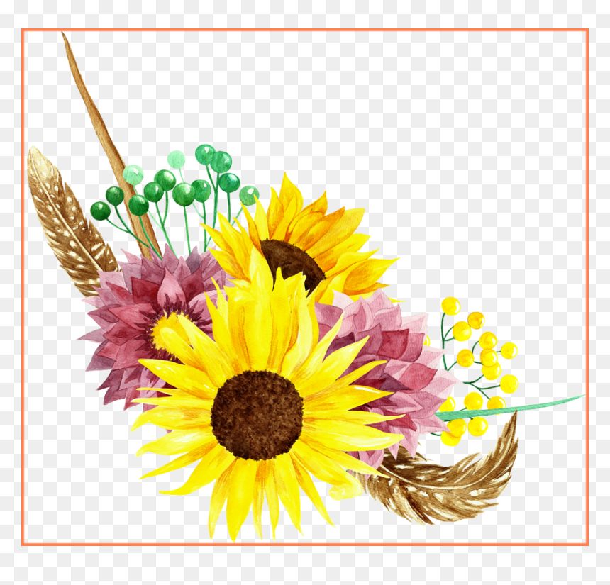 Wedding Watercolor Flower Clipart, HD Png Download - wedding flower png