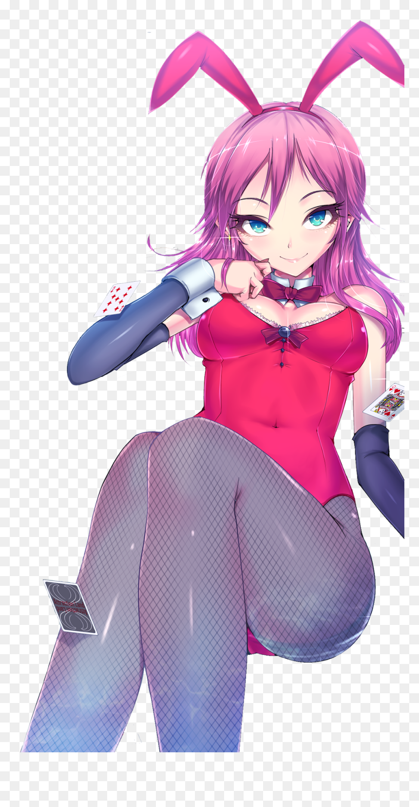 Transparent Smug Anime Girl Png - Anime Bunny Girl Png, Png Download - sexy anime girl png