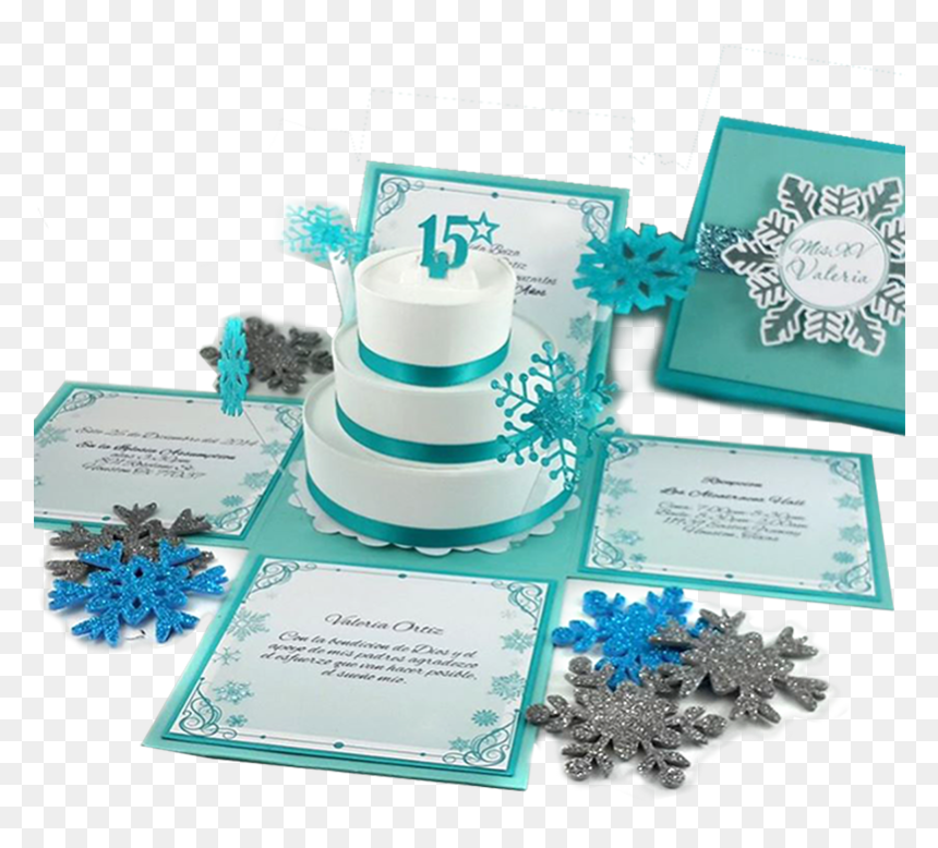 Winter Wonderland Quinceanera Invitation - Winter In Wonderland Invitations, HD Png Download - mis quince png
