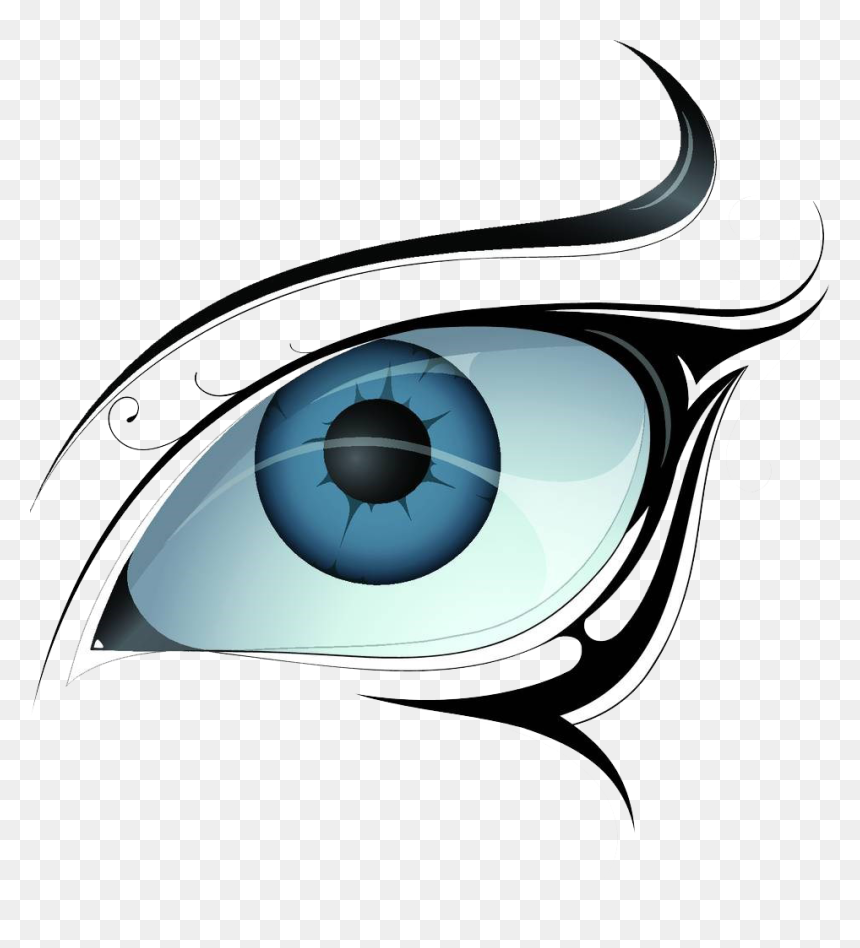 Tattoo Eye Vecteur Illustration - Female Eye Tattoo Designs, HD Png Download - eye tattoo png