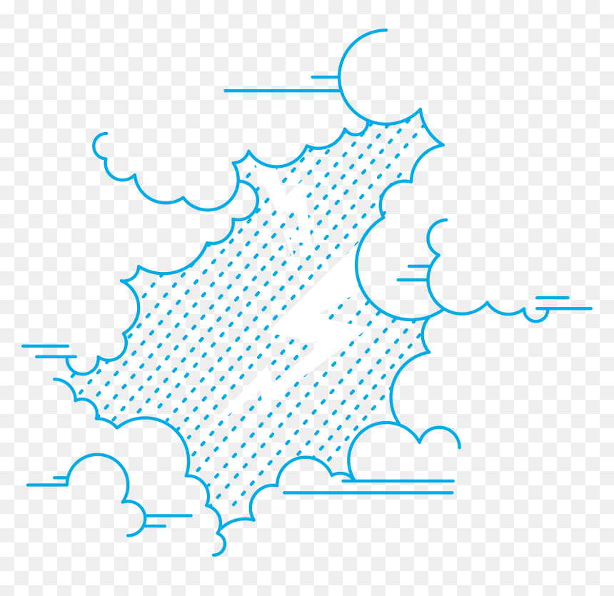 Diagram, HD Png Download - lightning border png