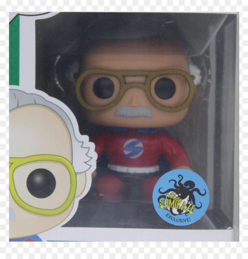 Stan Lee 03 Red Suit Stan Lee - Action Figure, HD Png Download - stan lee png