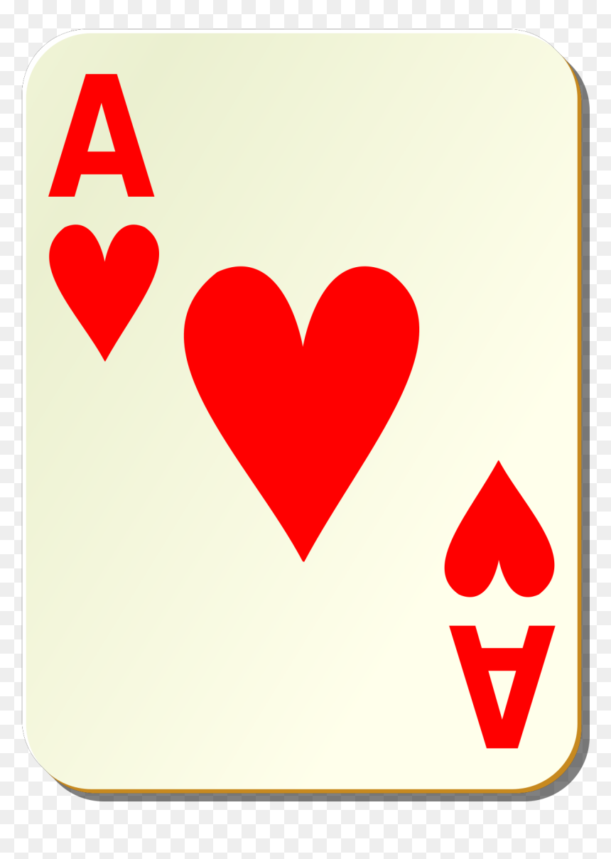 Ace Of Hearts Card, HD Png Download - ace of hearts png