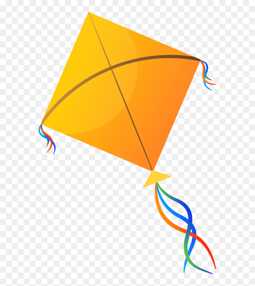 Transparent Makar Sankranti Orange Line Yellow For - Creative Makar Sankranti Greeting, HD Png Download - yellow triangle png