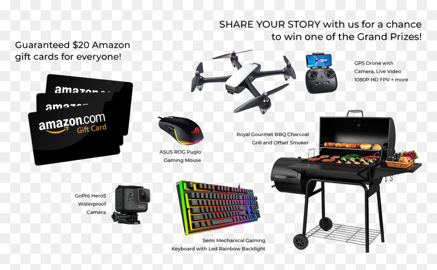 Amazon.com, Inc., HD Png Download - win prizes png