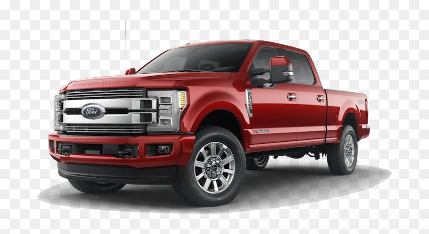 A Red 2018 Ford F-350 Limited - Ford F250 Platinum, HD Png Download - ford f150 png