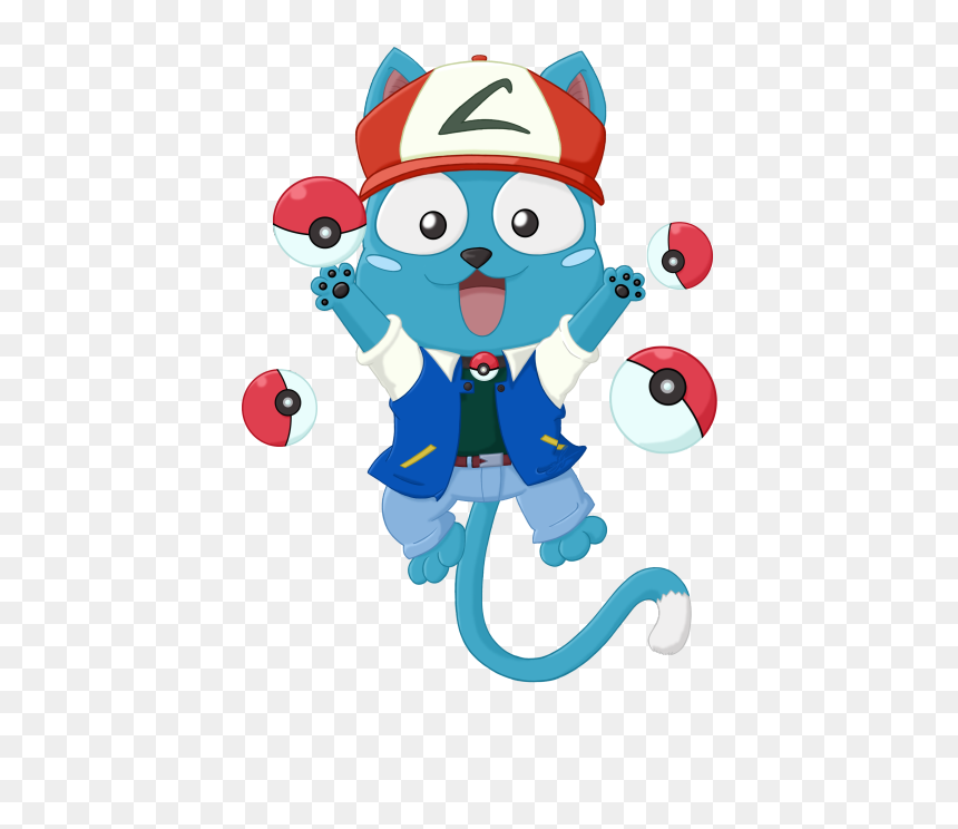 Hiswa - Cartoon, HD Png Download - fairy tail happy png