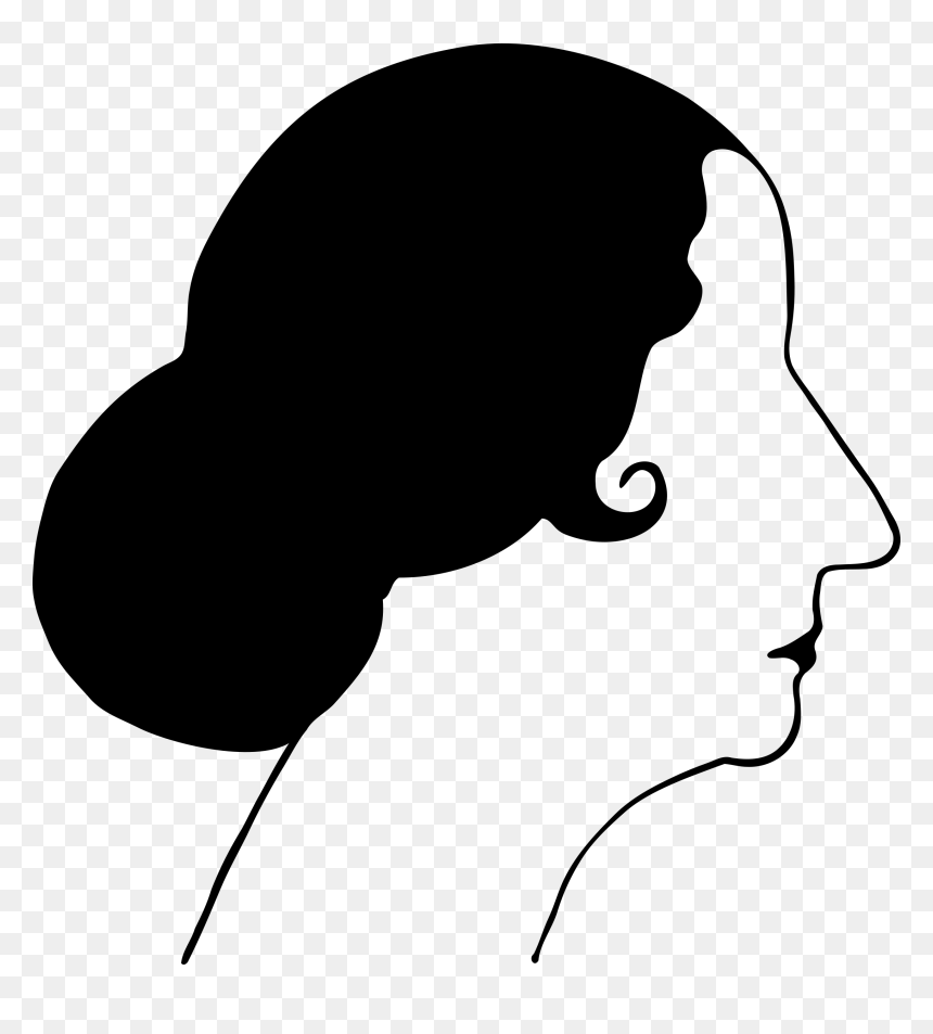 1920s Woman Profile Flapper Clip Arts - Women Of The 1920s Clipart, HD Png Download - flapper png