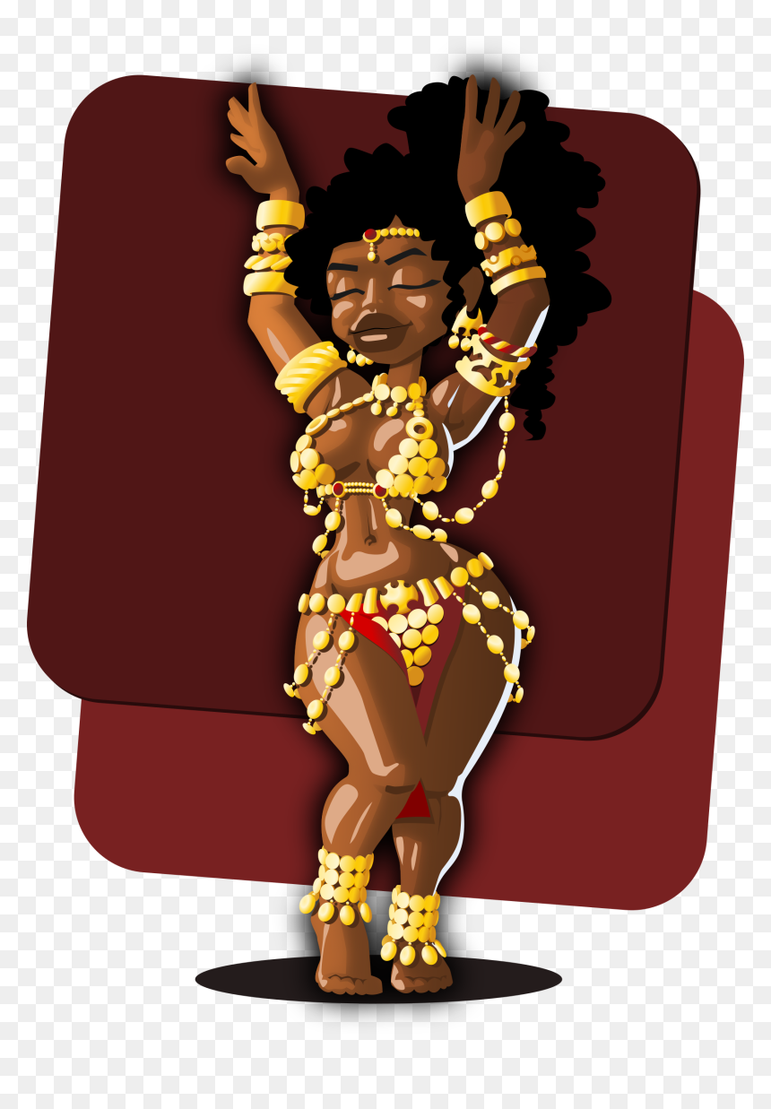 Belly Dancer Clip Arts - Bellydance Silhouette, HD Png Download - belly dancer png