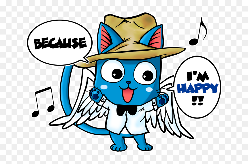 Okiwoki, HD Png Download - fairy tail happy png