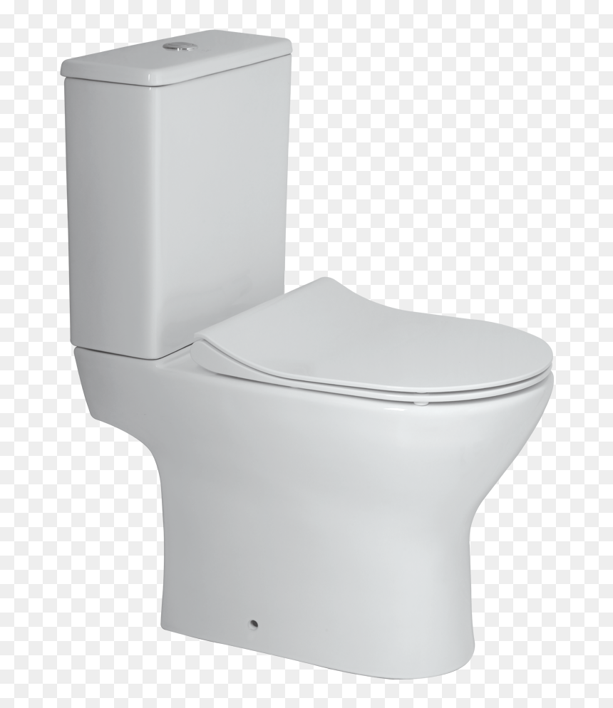 Top Flush Toilet - Flush Toilet, HD Png Download - toilet top view png