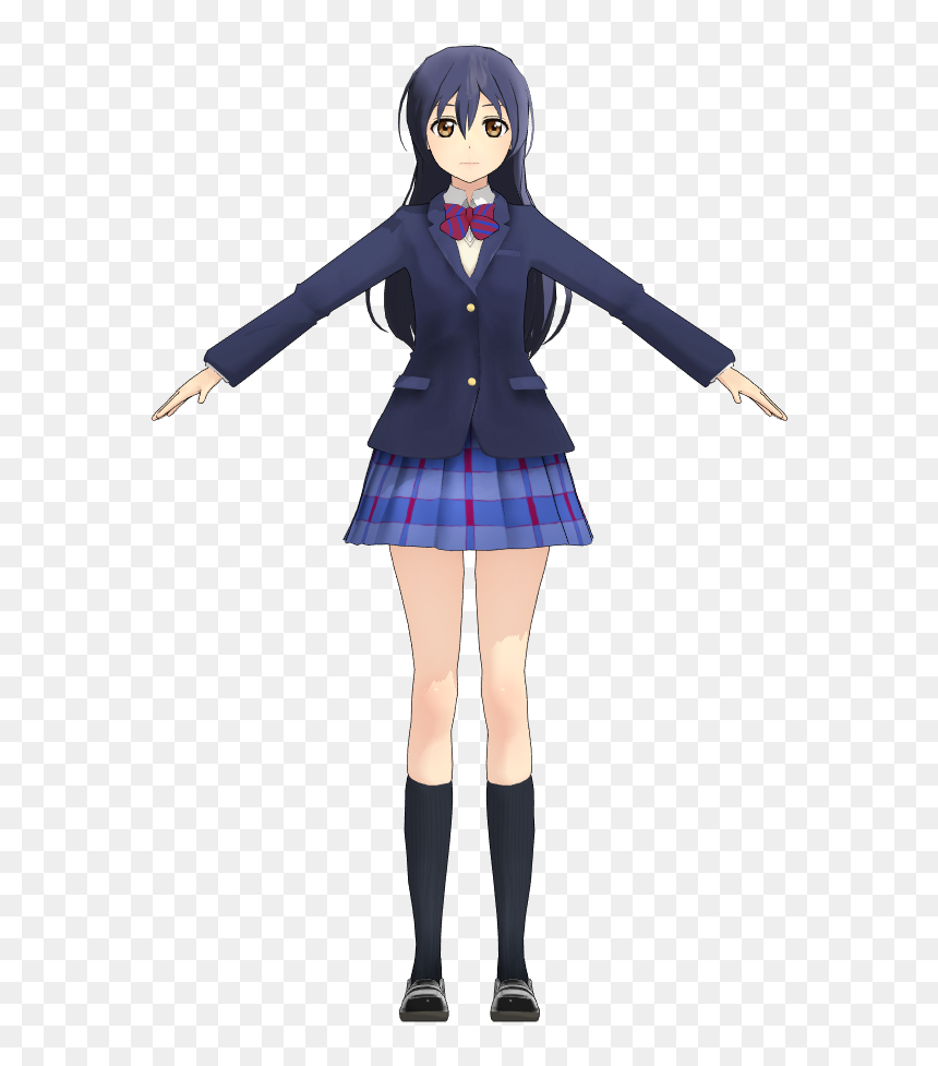 Transparent Umi Sonoda Png - Nico Yazawa 3d Model, Png Download - umi sonoda png
