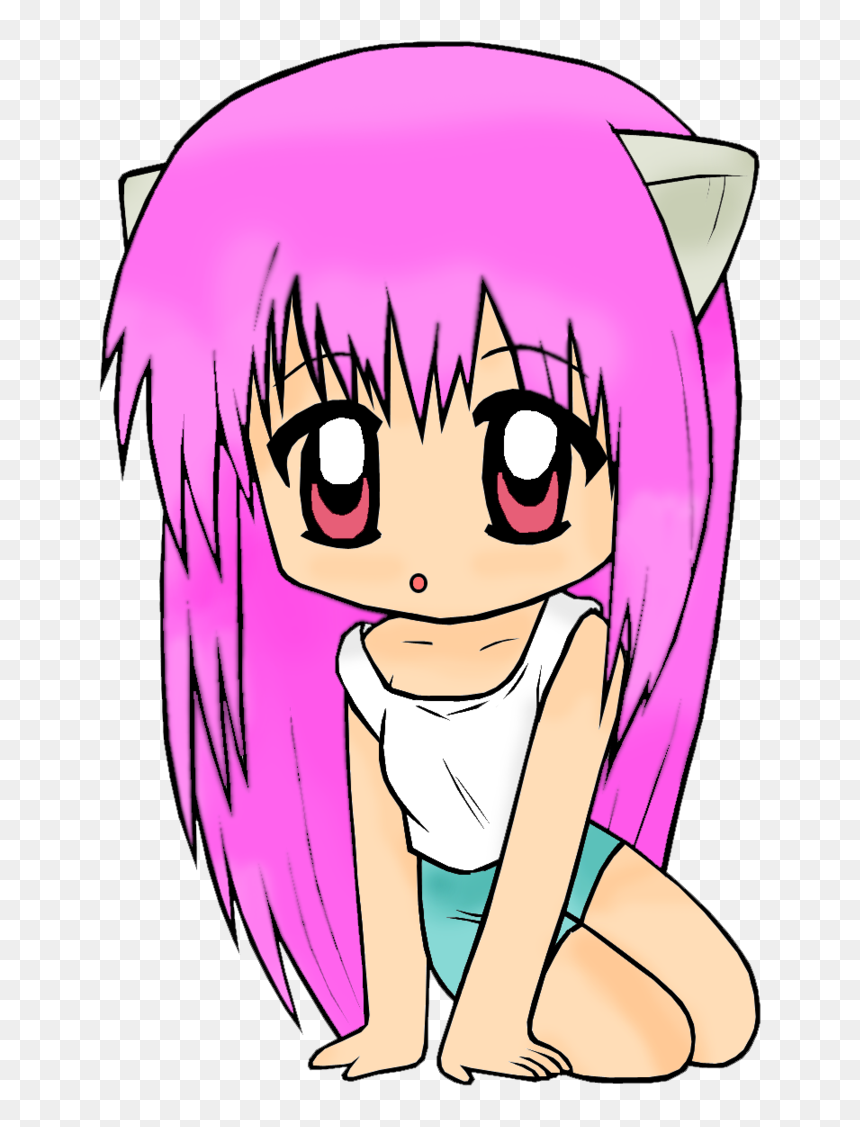 Chibi Lucy Elfen Lied Nyu Chibi , Png Download, Transparent Png - elfen lied png