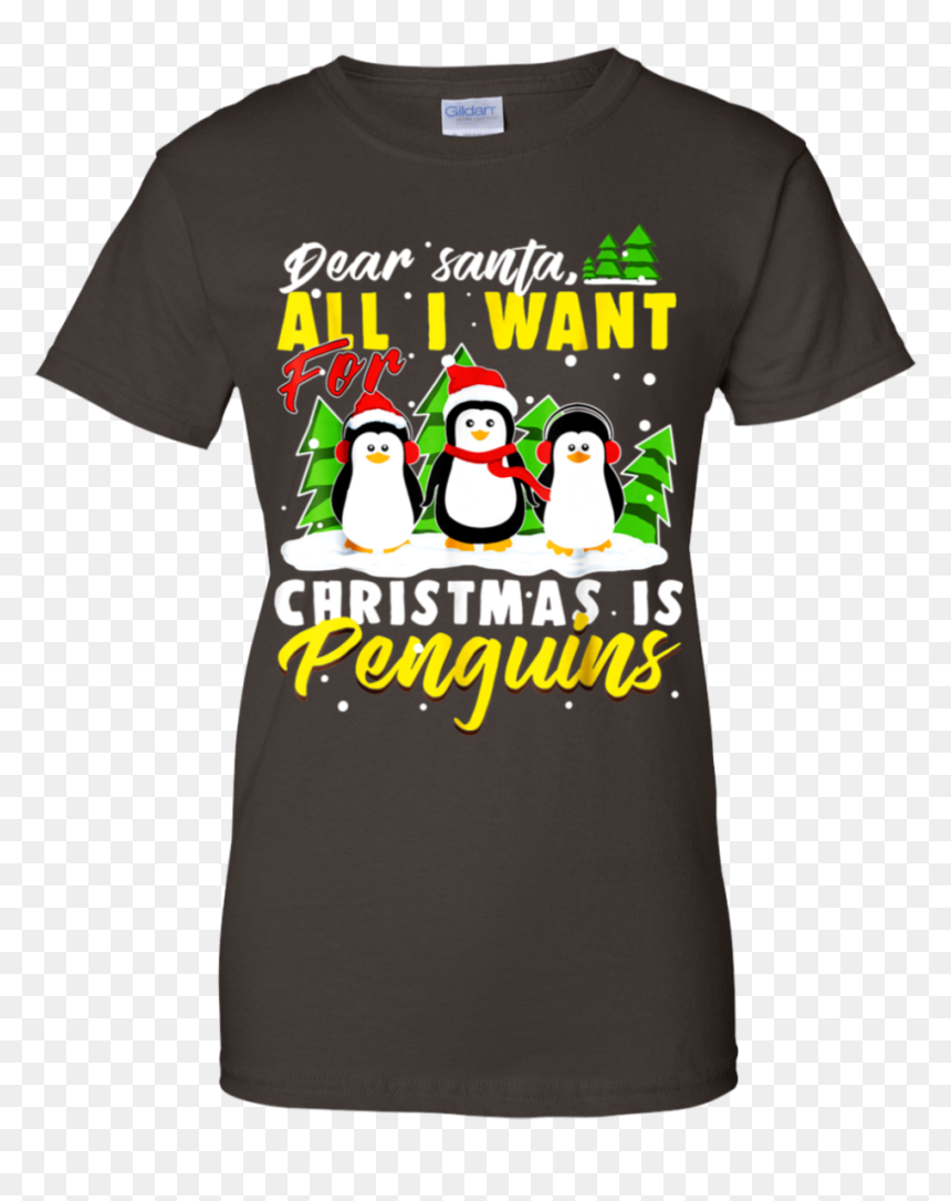 Dear Santa All I Want For Christmas Is Penguins Funny - Cartoon, HD Png Download - motley crue logo png
