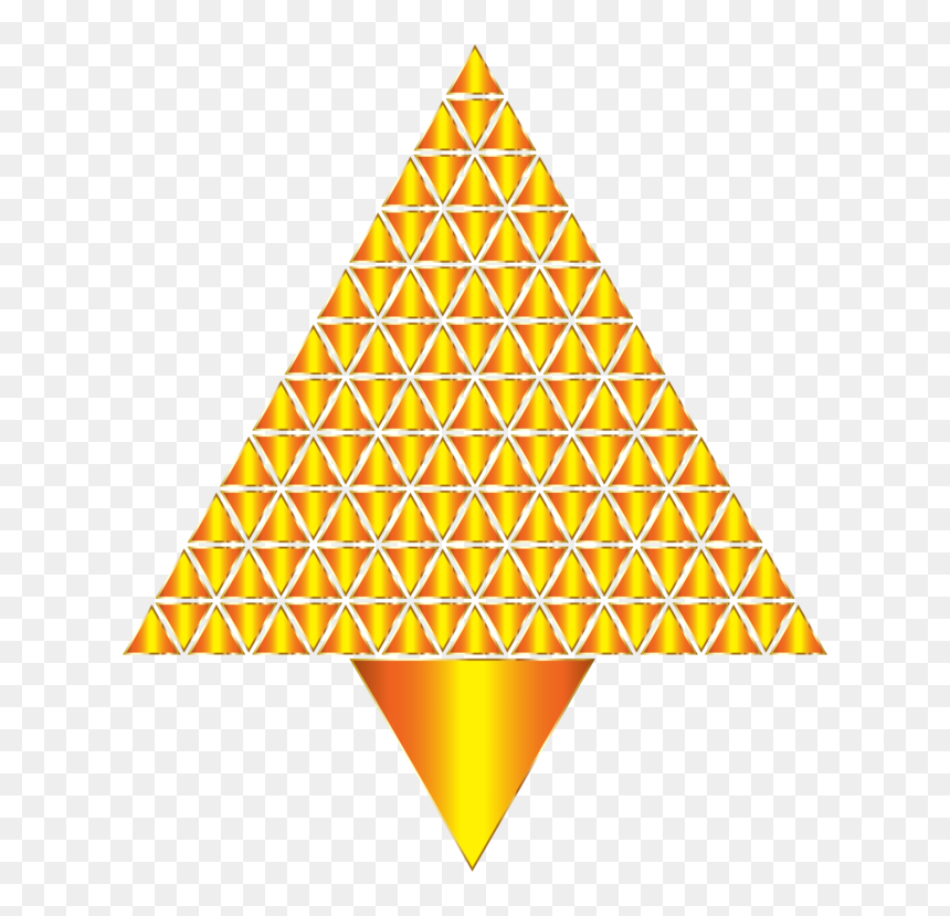 Triangle,symmetry,yellow - Sanctuary Montegrisa, HD Png Download - yellow triangle png