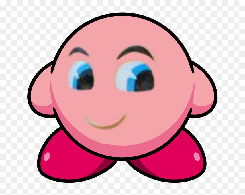 #big Kirby - Nintendo Kirby, HD Png Download - kirby face png