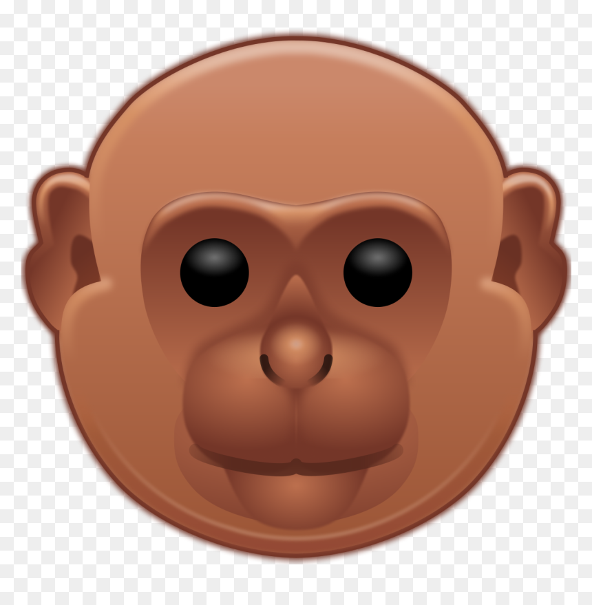 Cartoon, HD Png Download - monkey face png
