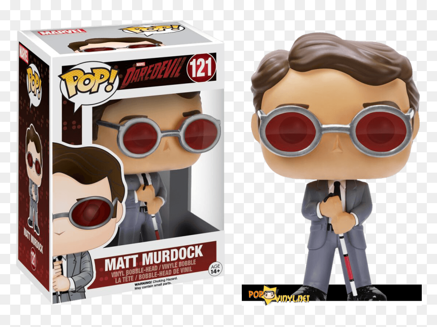Daredevil Matt Murdock Funko Pop, HD Png Download - netflix daredevil png