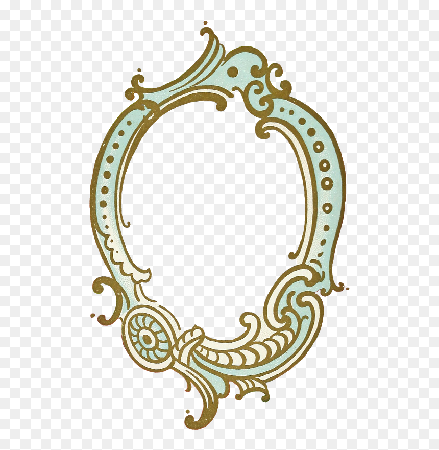 Gold Circle Design Png Clipart , Png Download - スタンプ アプリ Android, Transparent Png - gold scroll png