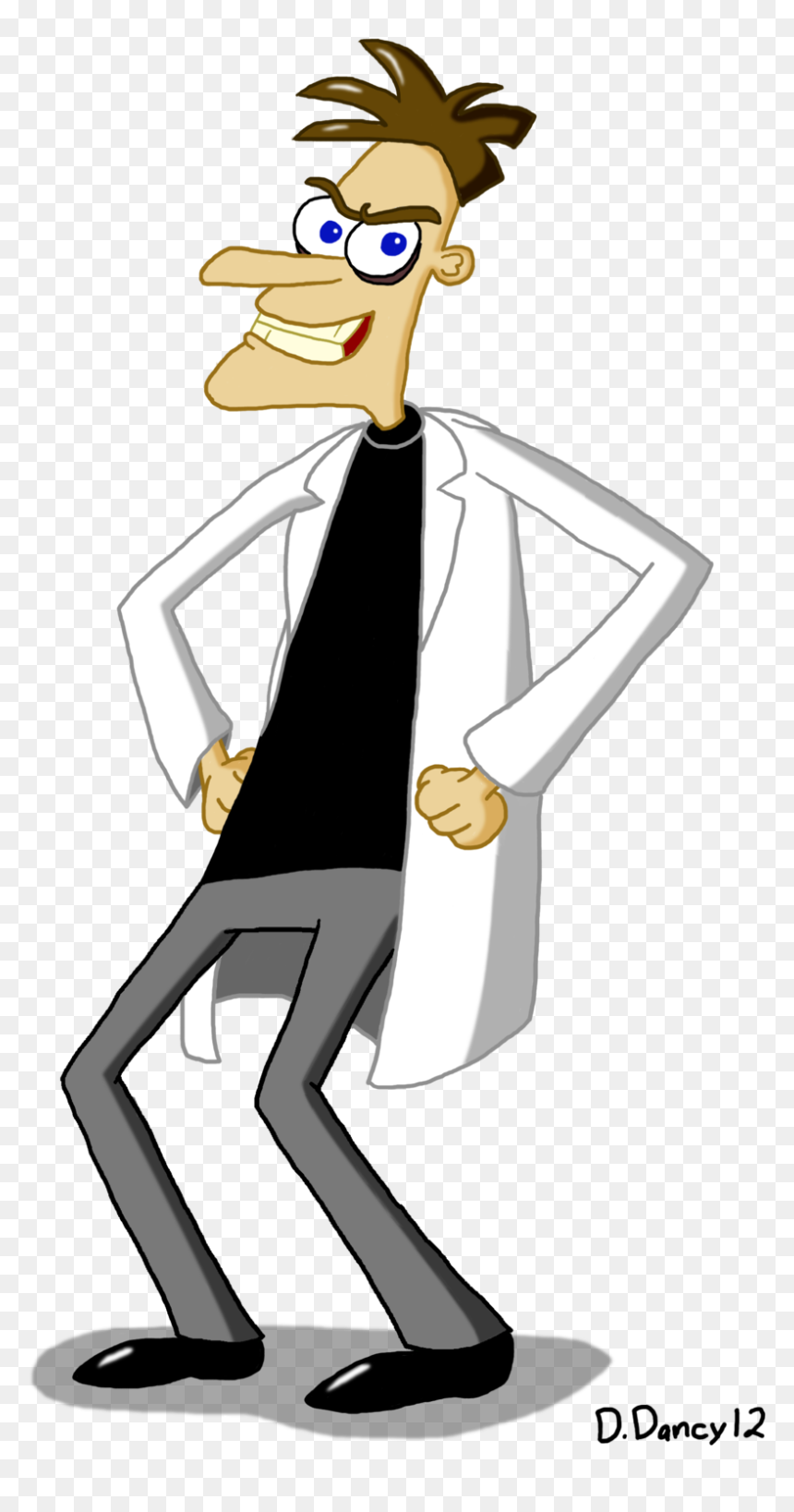 Record A Message In Doofenshmirtz Voice From Phineas - Dr Doofenshmirtz No Background, HD Png Download - phineas and ferb png
